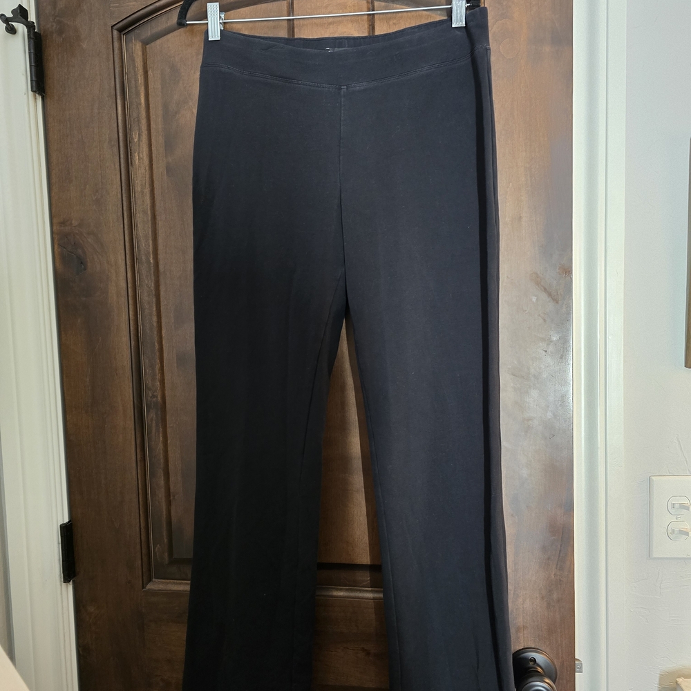 Eileen Fisher Black Wide Leg Pants - Picture 2 of 4